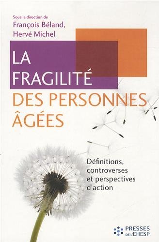 Couverture La fragilité des personnes âgées